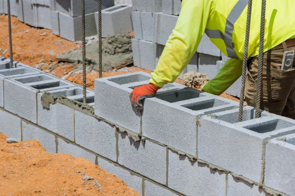 Concrete Blocks Installation
